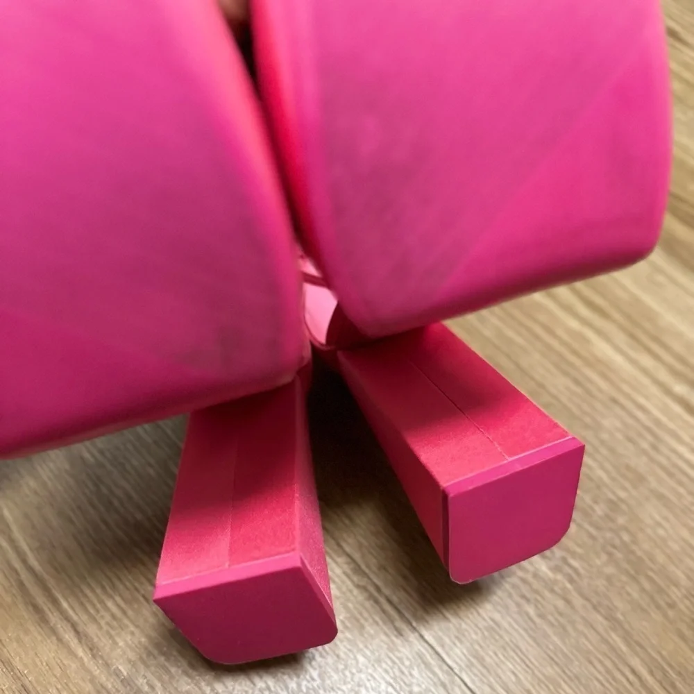 Zara pink platform shoes